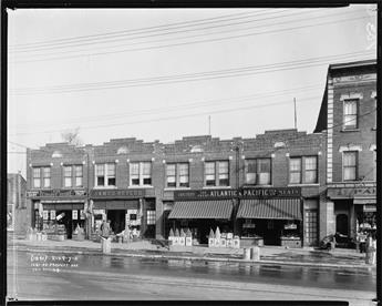 (LAND SURVEYING--BROOKLYN) A contemporary binder containing 33 photographs relating to surveys for the Prospect Expressway, in the Wind